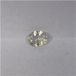 0.60ct Natural ceylon yellow Sapphire oval cut