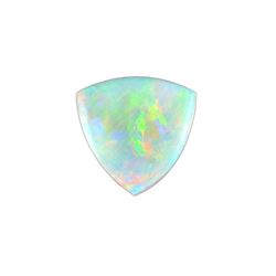 GIA 2.20ct Triangular Natural Opal Cabochon 12.08 x 11.90 x 2.72 mm