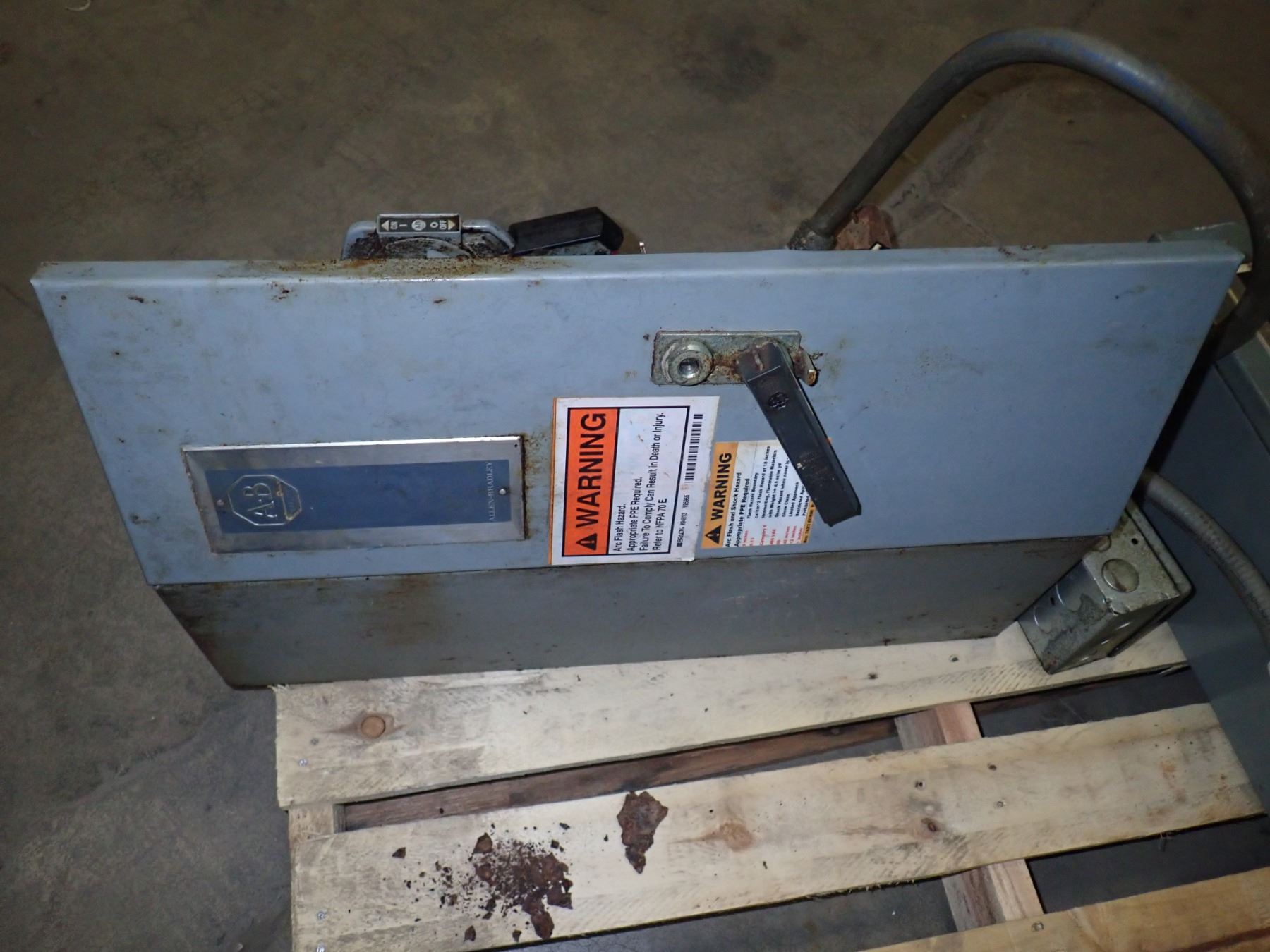 (2) Allen Bradley Electrical Disconnect Boxes