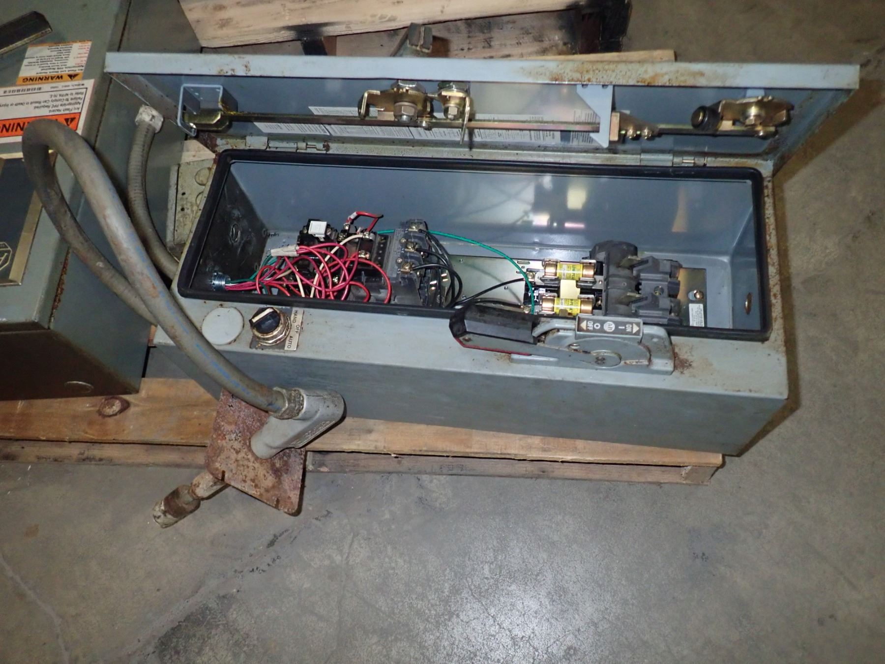 (2) Allen Bradley Electrical Disconnect Boxes - BTM Industrial