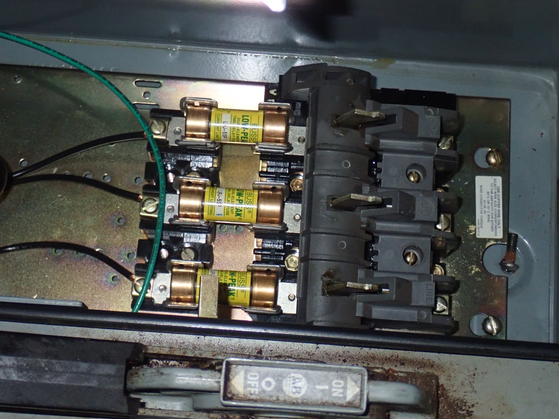 (2) Allen Bradley Electrical Disconnect Boxes - BTM Industrial