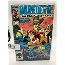 Marvel Comics  Daredevil the man without fear 215 on board in bag