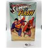 Image 1 : Superman vs Flash Soft Cover Book.in Bag