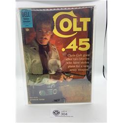 Dell Comics Colt .45 #8 1961 in Bag on White Board