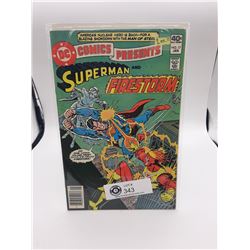 DC Comics Superman and Firestorm #17 In Bag on White Board