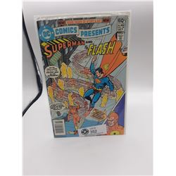 DC Comics Superman and The Flash #38 In Bag on White Board