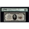 Image 1 : 1929 $20 Johnstown National Bank Note PMG 30