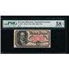 Image 1 : 50 Cent Fifth Issue Fractional Note PMG 58EPQ