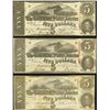 Image 1 : 1863 $5 Confederate States of America Notes