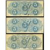 Image 2 : 1863 $5 Confederate States of America Notes