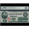 Image 1 : 1862 $1 Legal Tender Note PMG 58