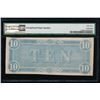 Image 2 : 1864 $10 Confederate States of America Note PMG 53EPQ