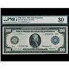 Image 1 : 1914 $100 San Francisco Federal Reserve Note PMG 30