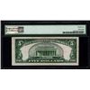 Image 2 : 1928D $5 Legal Tender STAR Note PMG 25