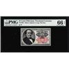 Image 1 : 1874 25 Cent Fifth Issue Fractional Currency Note Fr.1308 PMG Choice Uncirculated 66EPQ