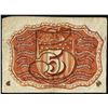Image 2 : March 3, 1863 Five Cents Second Issue Fractional Currency Note