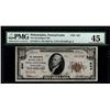 Image 1 : 1929 $10 Philadelphia National Bank Note PMG 45