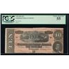 Image 1 : 1864 $10 Confederate States of America Note PCGS 55