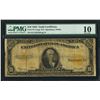 Image 1 : 1922 $10 Gold Certificate PMG 10