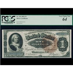 1886 $1 Martha Washington Silver Certificate PCGS 64