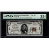 Image 1 : 1929 $5 Selins Grove National Bank Note PMG 35EPQ