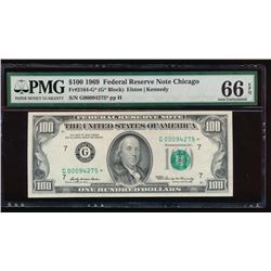 1969 $100 Chicago Federal Reserve STAR Note PMG 66EPQ