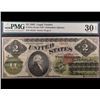 Image 1 : 1862 $2 Legal Tender Note PMG 30EPQ