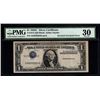 Image 1 : 1935C $1 Silver Certificate ERROR Note PMG 30
