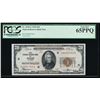 1929 $20 Chicago Federal Reserve Bank Note PCGS 65PPQ