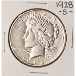 1928-S $1 Peace Silver Dollar Coin