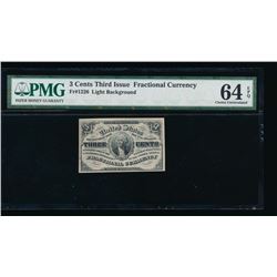 3 Cent Third Issue Fractional Note PMG 64EPQ