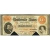 Image 1 : 1861 $10 Confederate States of America Note