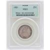Image 1 : 1891 Seated Liberty Quarter Coin PCGS MS63