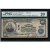 Image 1 : 1902 $10 St Louis National Bank Note PMG 20
