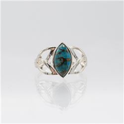 Sterling Silver 2ct Turquoise Ring