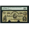 Image 1 : 1863 $100 Confederate States of America Note PMG 50NET