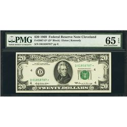 1969 $20 Cleveland Federal Reserve STAR Note PMG 65EPQ