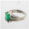 Image 4 : Lab Created 5.00ct VVS1 Emerald Ring
