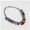 Image 2 : Certified Multi Color Onyx Necklace Earring Set