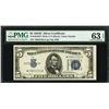 Image 1 : 1934D $5 Silver Certificate STAR Note PMG 63EPQ
