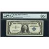 Image 1 : 1957 $1 Silver Certificate STAR Note PMG 67EPQ