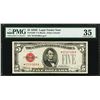 Image 1 : 1928E $5 Legal Tender STAR Note PMG 35