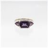 Image 1 : Lab Created 5.20ct Russian Alexandrite Ring
