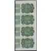 Image 2 : Uncut Sheet of (4) State of Louisiana Baby Bond Obsolete Notes