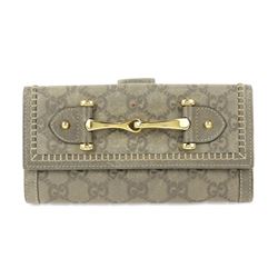Gucci Grey Guccissima Hook Wallet