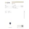 Image 2 : 3.71ct Pear Shape GIA Certified Blue Sapphire