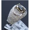 Image 3 : 3.40ct Alexandrite 18K White Gold Ring