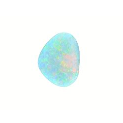 GIA 2.68ct Freeform Natural Opal Cabochon 15.31x11.70x2.45mm