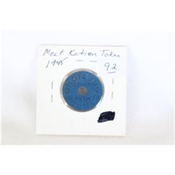 Canada Meat Ration Token (1)