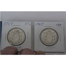 Canada Fifty Cent Coins (2)